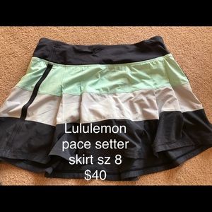 Lululemon pacesetter skirt - tall